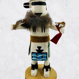 Vintage Zuni Kachina Doll Rain Priest 6.5" Native American Signed Begay 04 READ